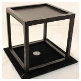 Stand w/ mirrored glass top