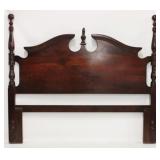Mahogany broken arch poster headboard only