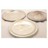 3 Pieces silver plate