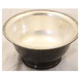 Towle silver plate bowl with liner