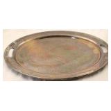 Silver plate platter