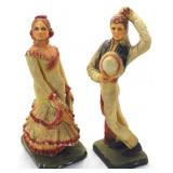 Pair of Flamenco dancer figurines