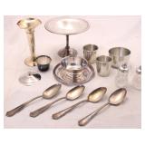 Assorted silver plate