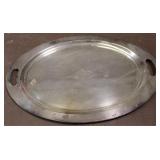 Silver plate oval platter
