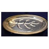 Silver on Copper Meat tray