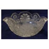 Vintage Early American Pressed Glass Bowl