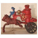 Cast Iron Horse and Carriage
