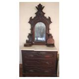 Marble Top Dresser/Vanity