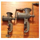 2 pc. Antique Sausage Grinders