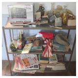Lot of Assorted Items with Shelves