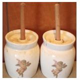 Pair of Churns