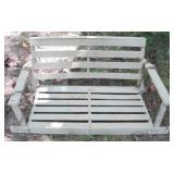 Wood Bench Swing