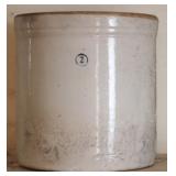 2 Gallon Stoneware Crock