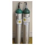 2 pc. Lot of Oxygen Tanks