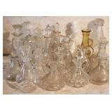 Lot of Assorted Glass Cruets