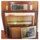Lot of Assorted Framed Prints
