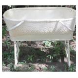 Vintage Wicker Bassinet