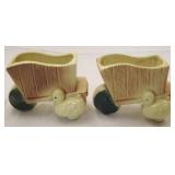 Pair Royal Copley Planters