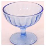 US Glass blue Aunt Polly sherbet