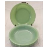 4 Fire Kine Jadeite 7 3/4" Bowls