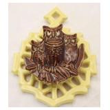 McCoy Wall Pocket with Owls