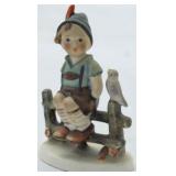 Hummel boy on fence - 4"