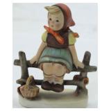 Hummel girl on fence - 4 1/2"