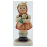 Hummel girl with doll - 3 1/2"