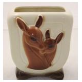 Royal Copley Deer Mother & Fawn Vase