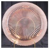 Pink Miss America cake platter