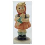 Hummel girl with doll - 3 1/2"