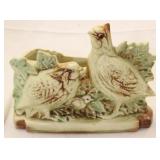 McCoy lovebird pottery planter