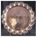 Lancaster pink Open Lace platter