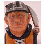 Royal Doulton Yachtsman toby mug - 7"