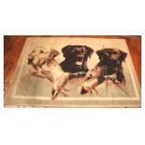 Hunting dogs rug