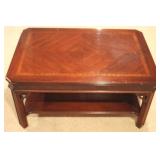 Mahogany inlaid side table