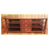 Hooker 3 drawer media stand