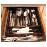 Drawer lot of flatware