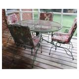 5 Pc Metal outdoor patio set