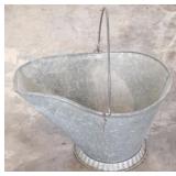 Metal coat bucket