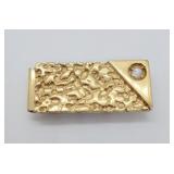 Money Clip with gemstone