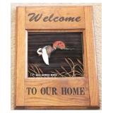Welcome to Our Home wood sign