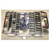 Tackle box with assorted tackle