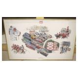 Coca-Cola 600 framed print
