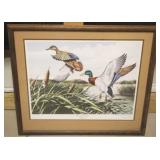 James E Partee signed & numbered framed print