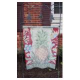 Metal flag stand & flag