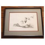 Migrating Honkers Sketch by Terry Redlin