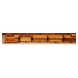 5 Piece wooden train set