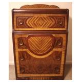 Vintage inlaid chest of drawers