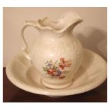 Arnes Pottery washbowl & pitcher set